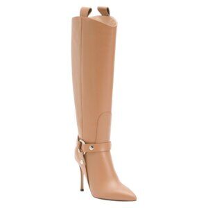 BEAUTIISOLES Made In Italy Leather Phoebe High Shaft Boots